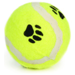 BEEZTEES KOERA MÄNGUASI TENNISEPALL KÄPAMUSTER 6,5CM KOLLANE