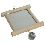 FLAMINGO LINDUDE MÄNGUASI ALICE PUIDUST PEEGEL 13X10CM