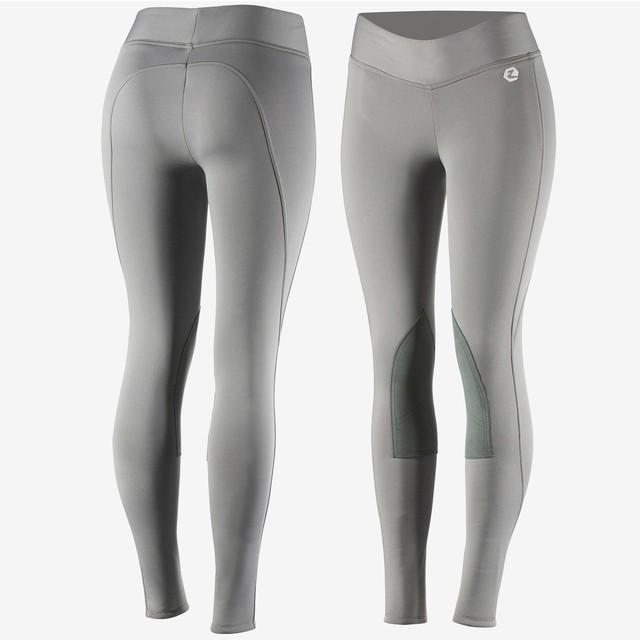 190406.jpg HORZE NAISTE RETUUSID ACTIVE KNEE-PATCH WINTER 38 KHAKI - Pilt 1