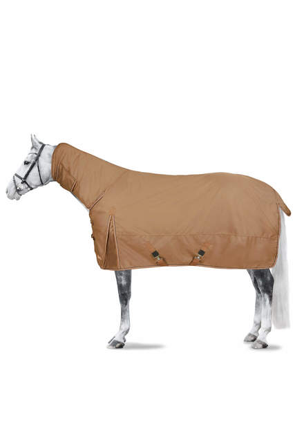 222504.jpg HORZE HOBUSE ÕUETEKK GLASGOW KAELAGA 150G 155CM BEEZ - Pilt 1
