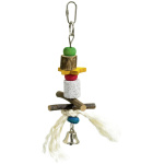 FLAMINGO LINDUDE MÄNGUASI LAVA-WOOD-BELL 21CM