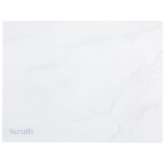 SCRUFFS KAUSSIDE ALUSMATT 40X30CM VALGE MARMOR