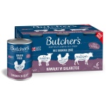 BUTCHERS KOERA KONSERV MULTIP. VEIS/LAMMAS/KANA 400G N6