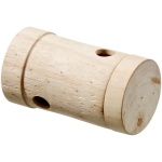 Flamingo puidust maiuse lelu väikeloomadele 6x6x11cm