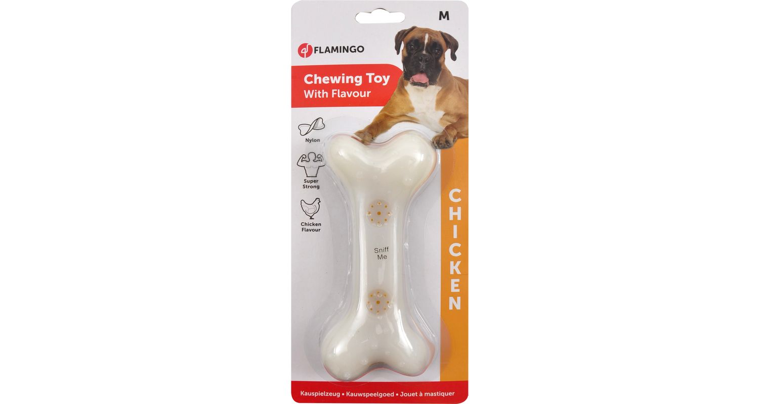 5400585030846.jpg Flamingo kana maitsega närimismänguasi koerale 16cm - Image 1