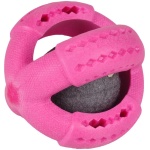 Flamingo mänguasi koerale kummist ümbrisega tennisepall roosa ø 11cm