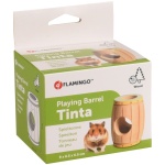 Flamingo Tinta puidust tünn närilistele 9x6,5x6,5cm