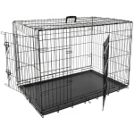 Flamingo must metallpuur Keo koerale XL 70x109x76cm