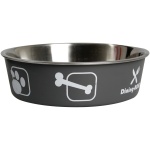 Flamingo libisemisvastase põhjaga kauss koerale ø 12cm - 300ml