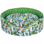 Cazo Foam Bed Cotton Toucan pesa koertele 44x38cm