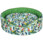 Cazo Foam Bed Cotton Toucan pesa koertele 60x50cm