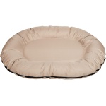 Cazo Oval Bed beež pesa koertele 105x140x17cm