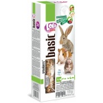 LoLo Pets Smakers 3in1 maiusepulgad närilistele pähklite, metsmarjade ja popcorniga 3tk 135g