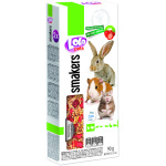 LoLo Pets Smakers maiusepulgad närilistele ja jänestele maasikatega 2tk 90g