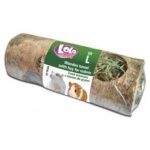 LoLo Pets kasepuust tunnel närilistele heinaga L