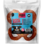 Bubu Pets koeramaius veisenahast rõngad lambalihaga 10cm 500g