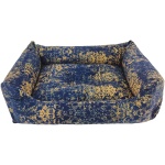 Cazo Soft Bed Vintage sinine pesa koertele 75x60cm