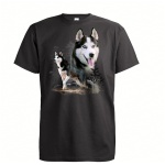 T-särk Siberi Husky suurus XL