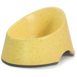 Record Bamboo kollane kauss koerale 12,5x15x8cm