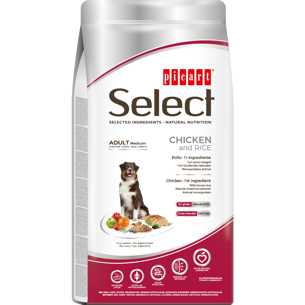 8436011150502.jpg Select Adult Medium Chicken and Rice koeratoit 3kg - Pilt 1