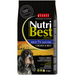 Nutribest Adult 7+ Chicken And Rice koeratoit 15kg
