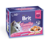 Brit Premium Delicate Jelly Family multipakk märgtoit kassidele 12x85g