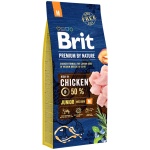 Brit Premium by Nature Junior M koeratoit 15 kg