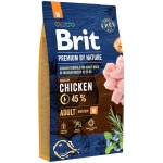 Brit Premium by Nature Adult M koeratoit 3 kg