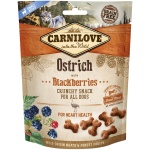 Carnilove Dog Snack Ostrich with Blackberries värske lihaga koeramaius 200g