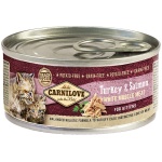 Carnilove Cat Turkey & Salmon kitten konserv kassipoegadele 100g