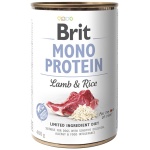 Brit Mono Protein Lamb & Rice konserv koertele 400g