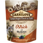 Carnilove Pouch Pate Ostrich with Blackberries einekotike koertele 300g