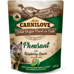 Carnilove Pouch Pate Pheasant with Raspberry Leaves einekotike koertele 300g