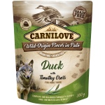 Carnilove Pouch Pate Duck with Timothy Grass einekotike koertele 300g