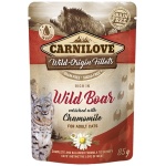 Carnilove Cat Pouch Wild Boar Chamomile einekotike kassidele 85g