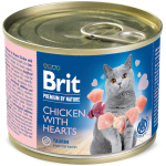Brit Premium konserv kassile Chicken with Hearts 200g