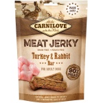 Carnilove Dog Jerky Turkey & Rabbit maius koerale 100g