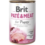 Brit Care Chicken & Turkey Paté & Meat for Puppy konserv 400g