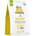 Brit Care Sustainable Puppy Chicken&Insect koeratoit 3kg