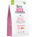 Brit Care Sustainable Adult Small Breed Chicken&Insect koeratoit 7kg