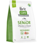 Brit Care Sustainable Senior Chicken&Insect koeratoit 3kg