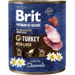 Brit Premium by Nature konserv Turkey with Liver koertele 800g