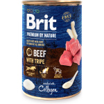 Brit Premium by Nature konserv Beef with Tripes koertele 400g