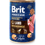Brit Premium by Nature konserv Lamb with Buckwheat koertele 400g