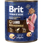 Brit Premium by Nature konserv Lamb with Buckwheat koertele 800g