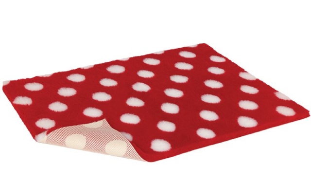236075.jpg VETBED COMFORT LIBISEMISVASTANE 100X75M PUNANE VALGETE TÄPPIDEGA - Pilt 1