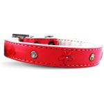 Record Spring punane kaelarihm koerale 1,5x30-35cm