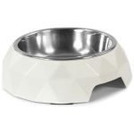 Record valge melamiinist alusega kauss koerale ø 14cm - 160ml