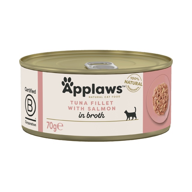 250056.jpg APPLAWS KASSI KONSERV TUUNIKALA/LÕHE 70G N24 - Pilt 1