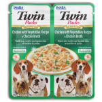 Churu Twin Chicken with Vegetables maius koerale 2x40g